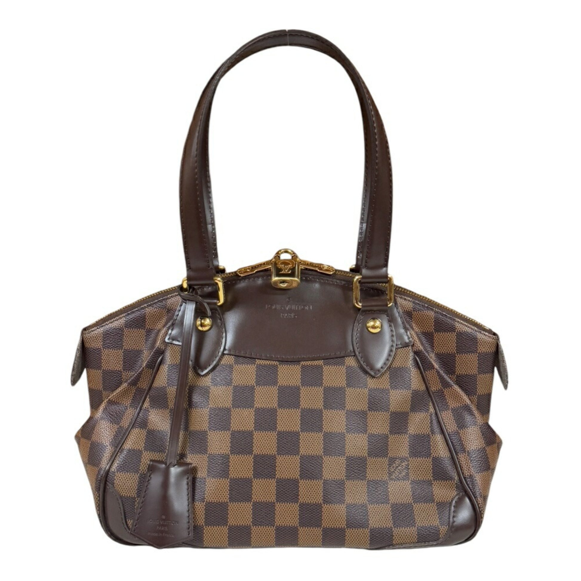 Louis Vuitton Verona, Brown, Canvas, handbag