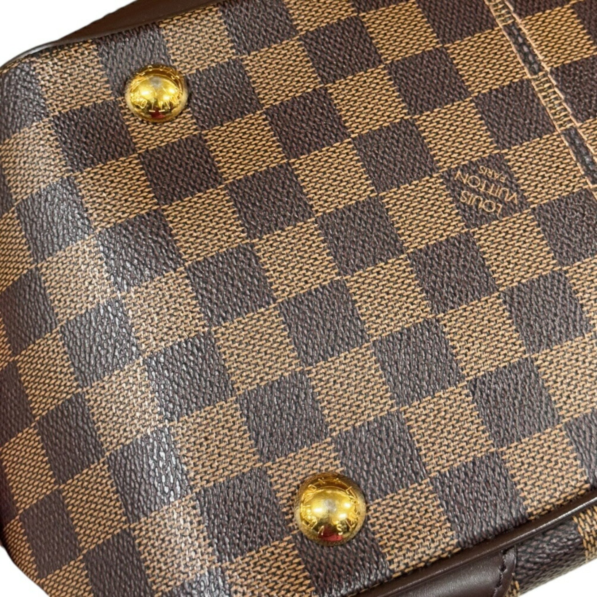 Louis Vuitton Verona, Brown, Canvas, handbag