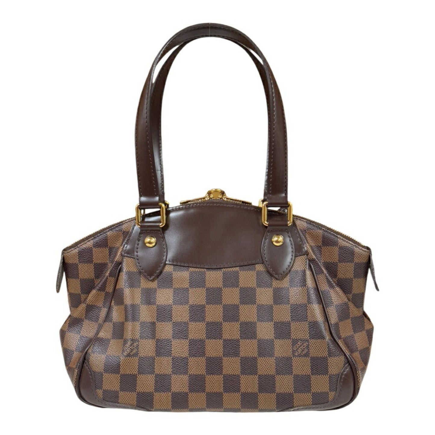 Louis Vuitton Verona, Brown, Canvas, handbag