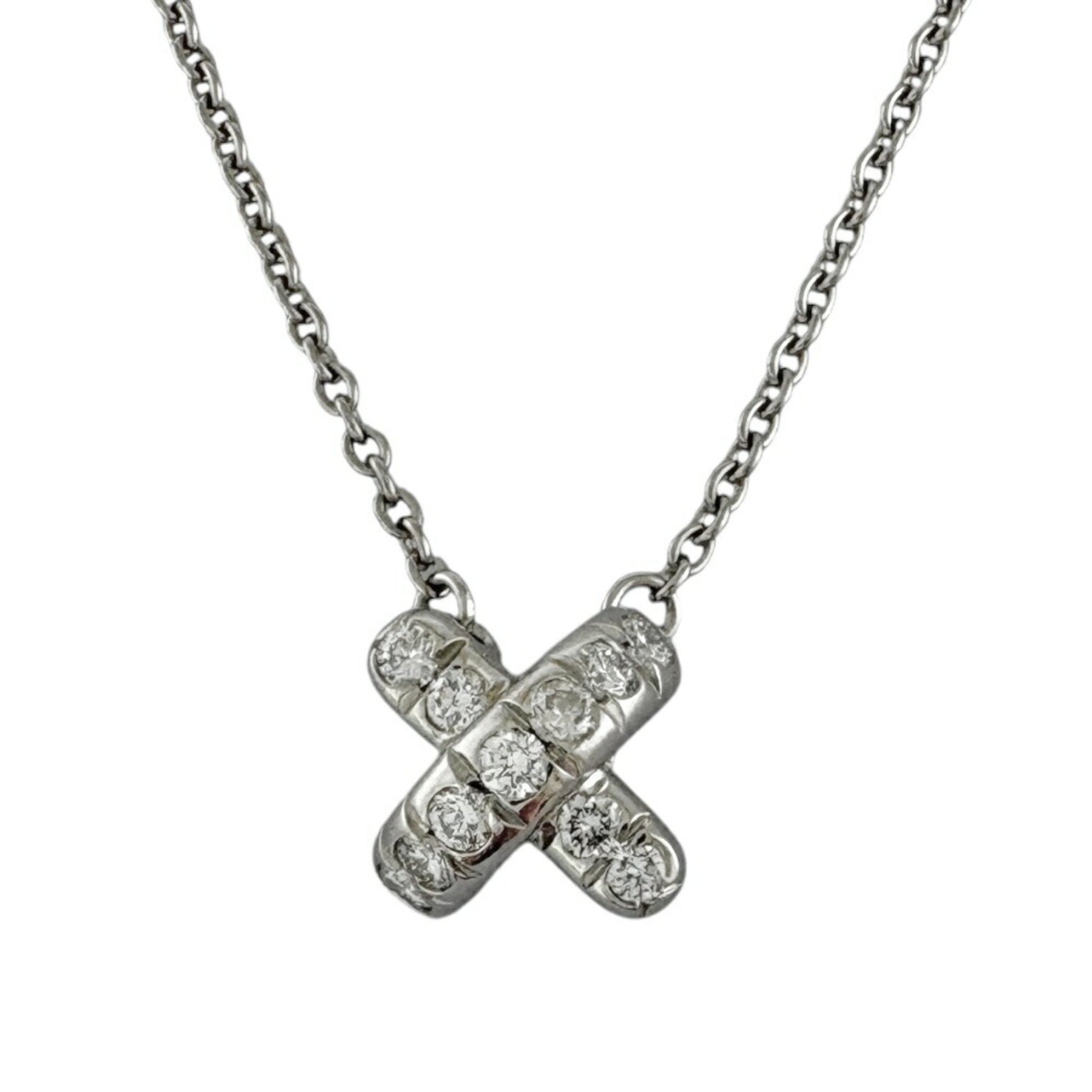 Tiffany & Co Signature, Silver, Platinum, necklace