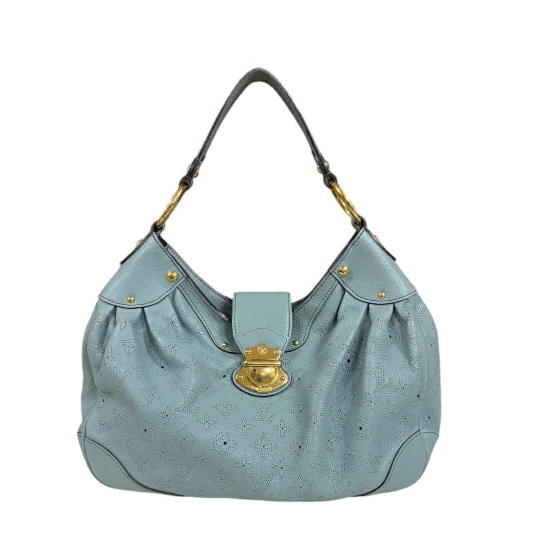 Louis Vuitton Solar, Blue, Leather, shoulder