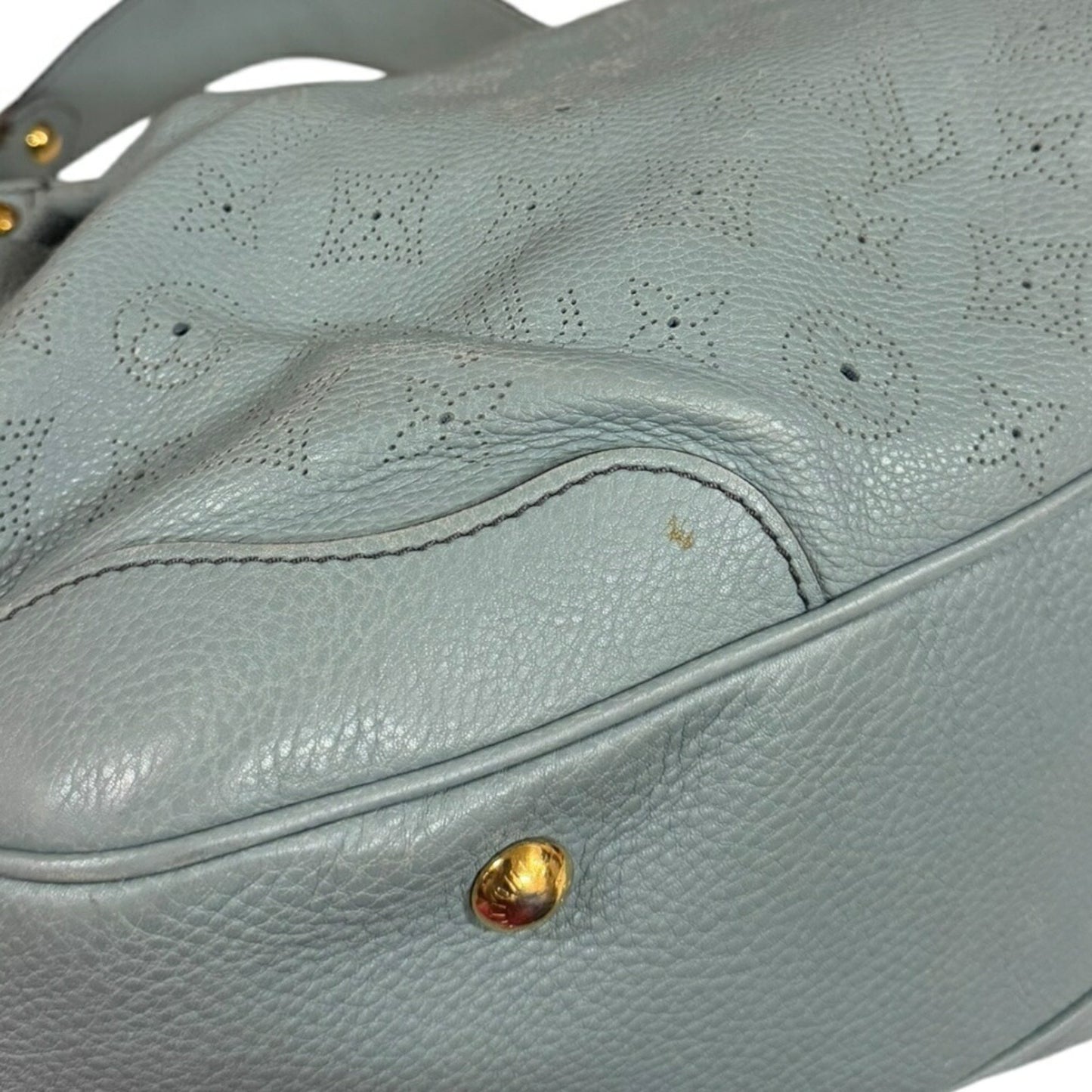 Louis Vuitton Solar, Blue, Leather, shoulder
