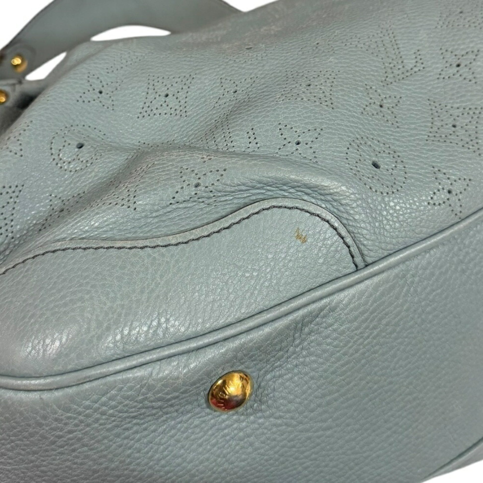 Louis Vuitton Solar, Blue, Leather, shoulder
