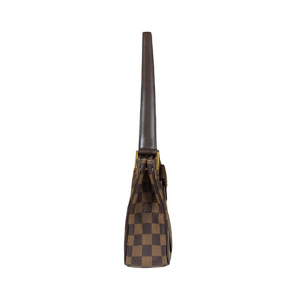 Louis Vuitton Aubagne, Brown, Canvas, shoulder