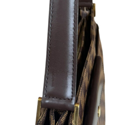 Louis Vuitton Aubagne, Brown, Canvas, shoulder