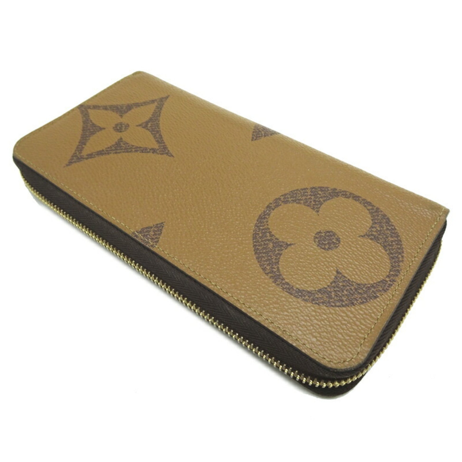 Louis Vuitton Zippy wallet, Brown, Canvas, wallet