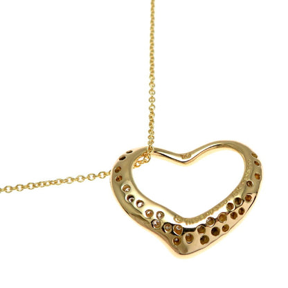 Tiffany & Co Open Heart, Gold, Yellow Gold, necklace