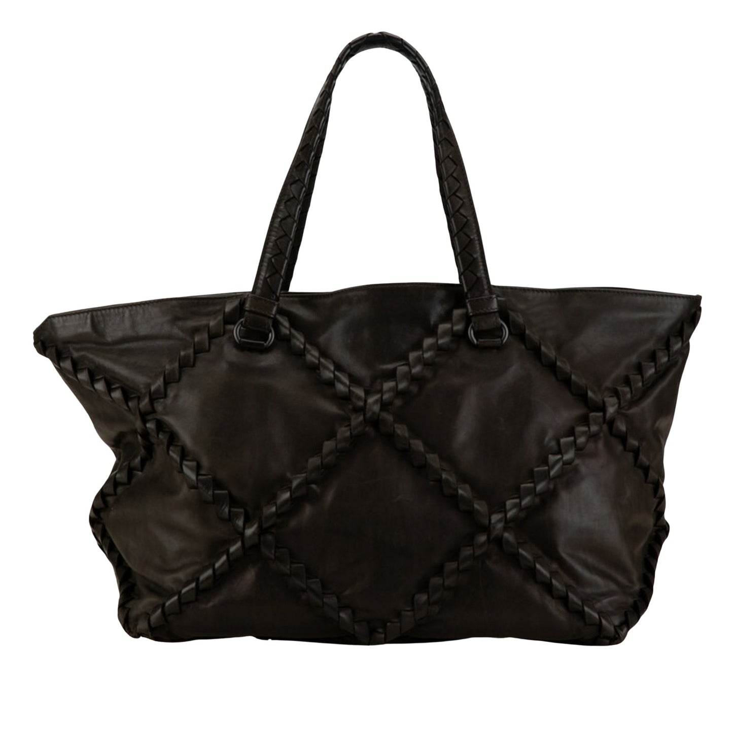 Bottega Veneta Cabas, Brown, Leather, tote