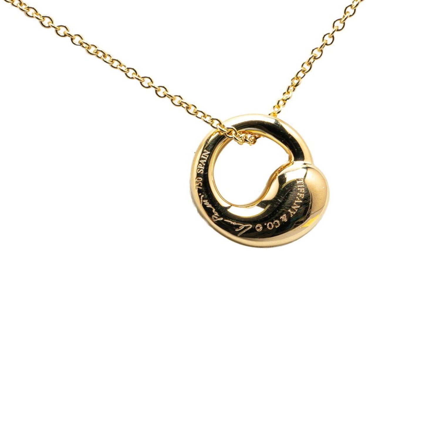 Tiffany & Co Eternal Circle, Gold, Yellow Gold, necklace