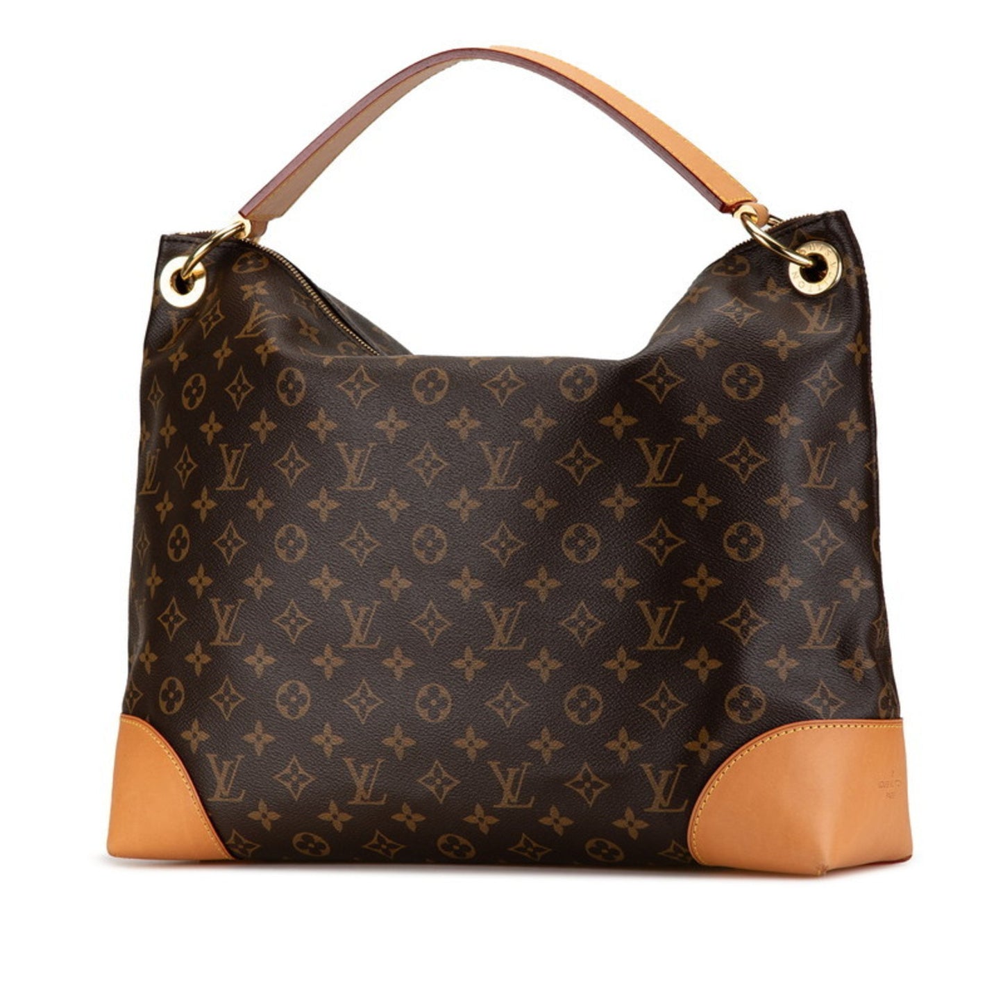 Louis Vuitton Very, Brown, Canvas, tote