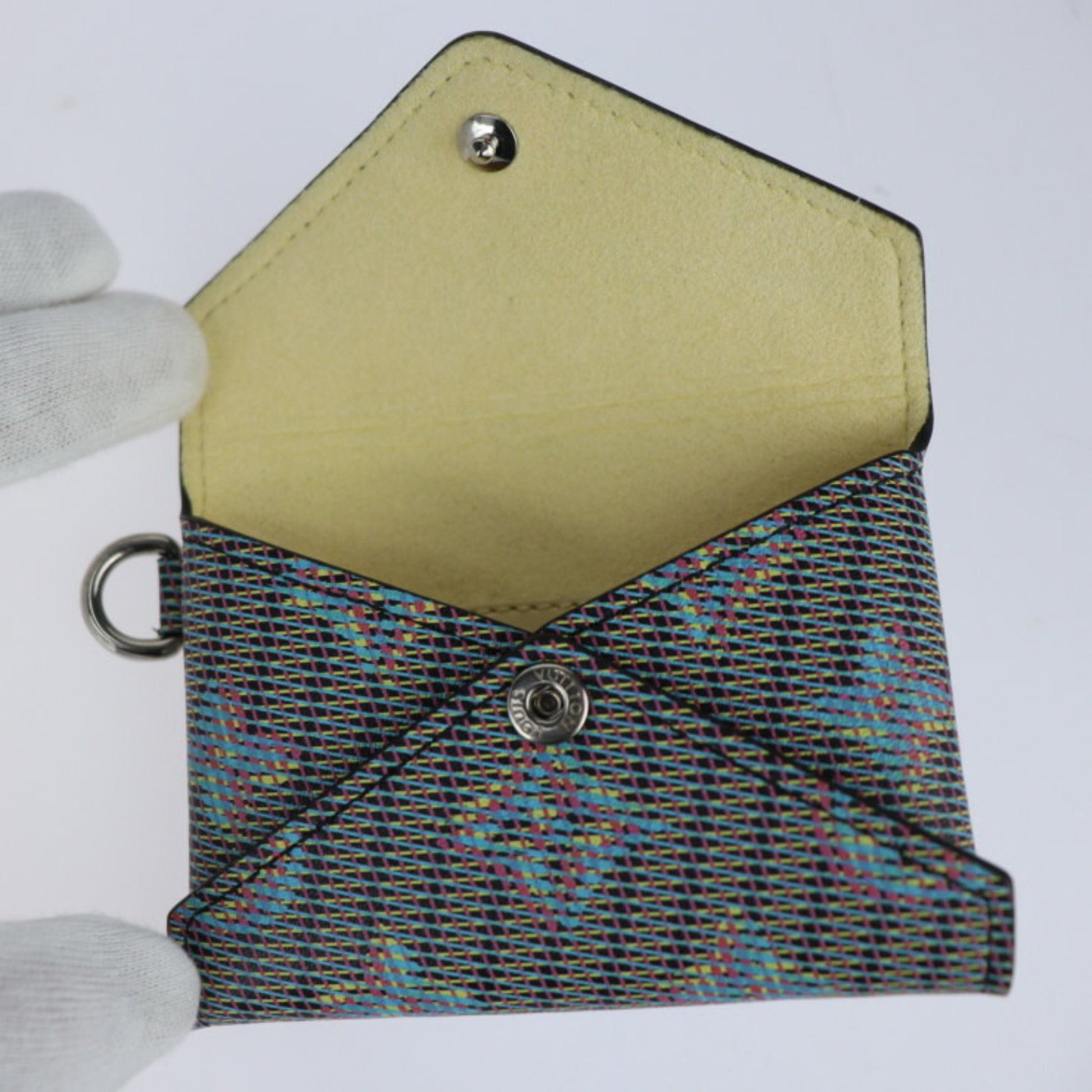 Louis Vuitton Card case, Multicolour, Leather, wallet