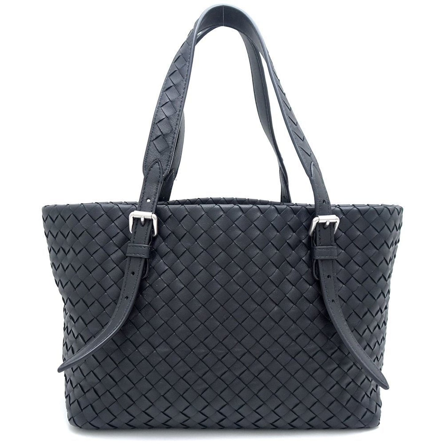 Bottega Veneta, Black, Leather, tote