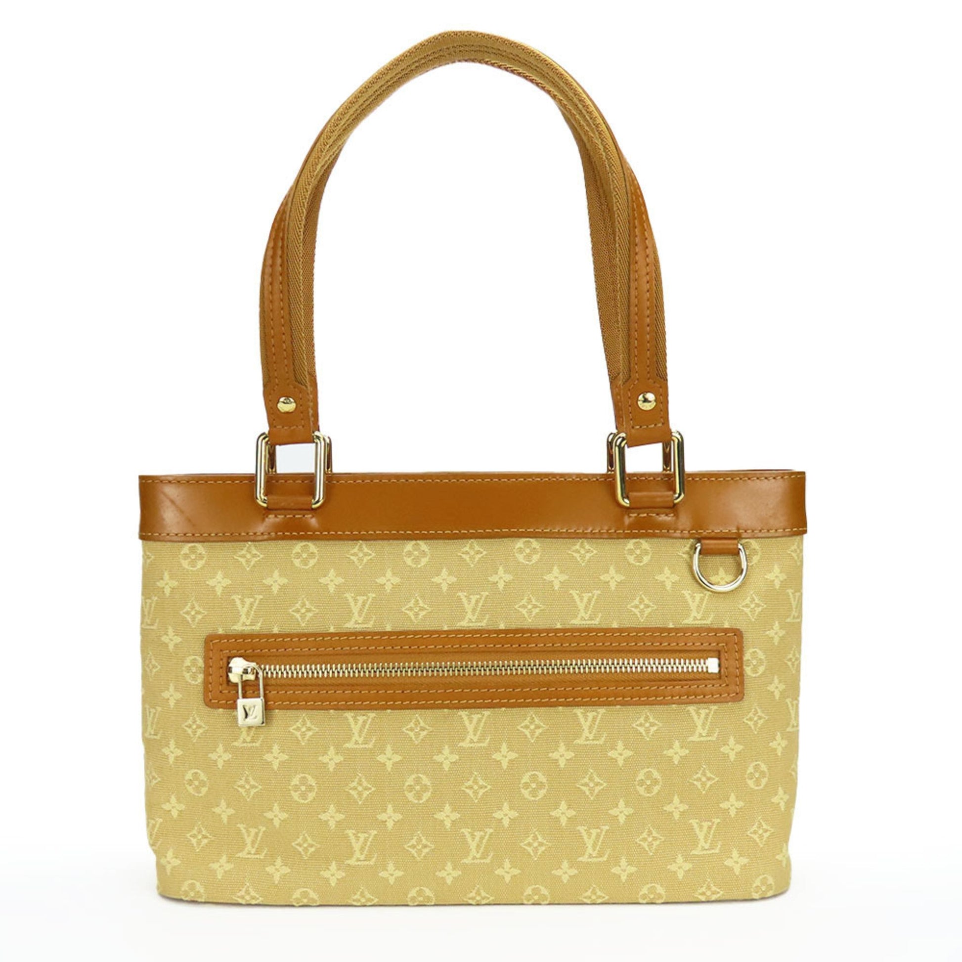 Louis Vuitton Lucille, Beige, Canvas, handbag