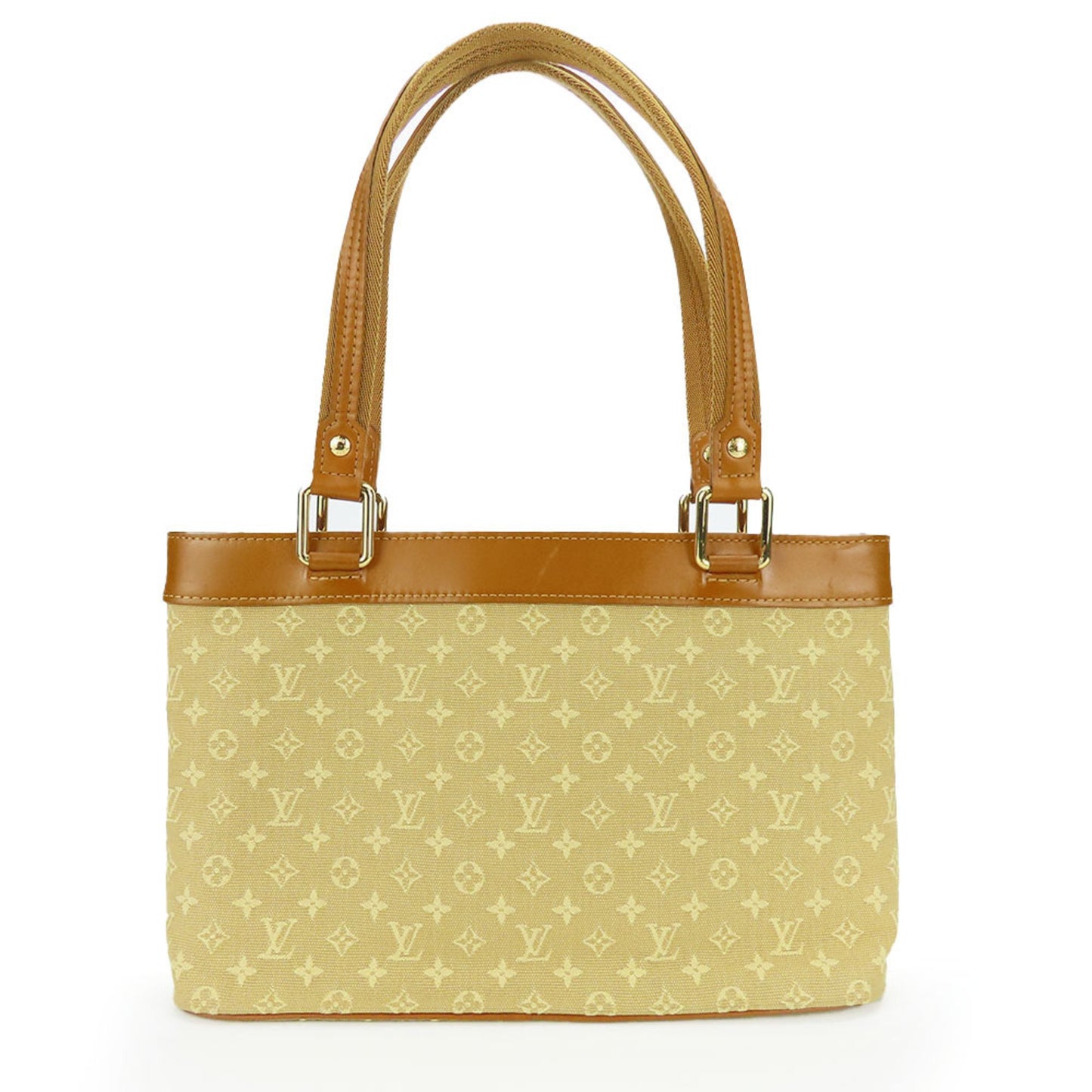 Louis Vuitton Lucille, Beige, Canvas, handbag