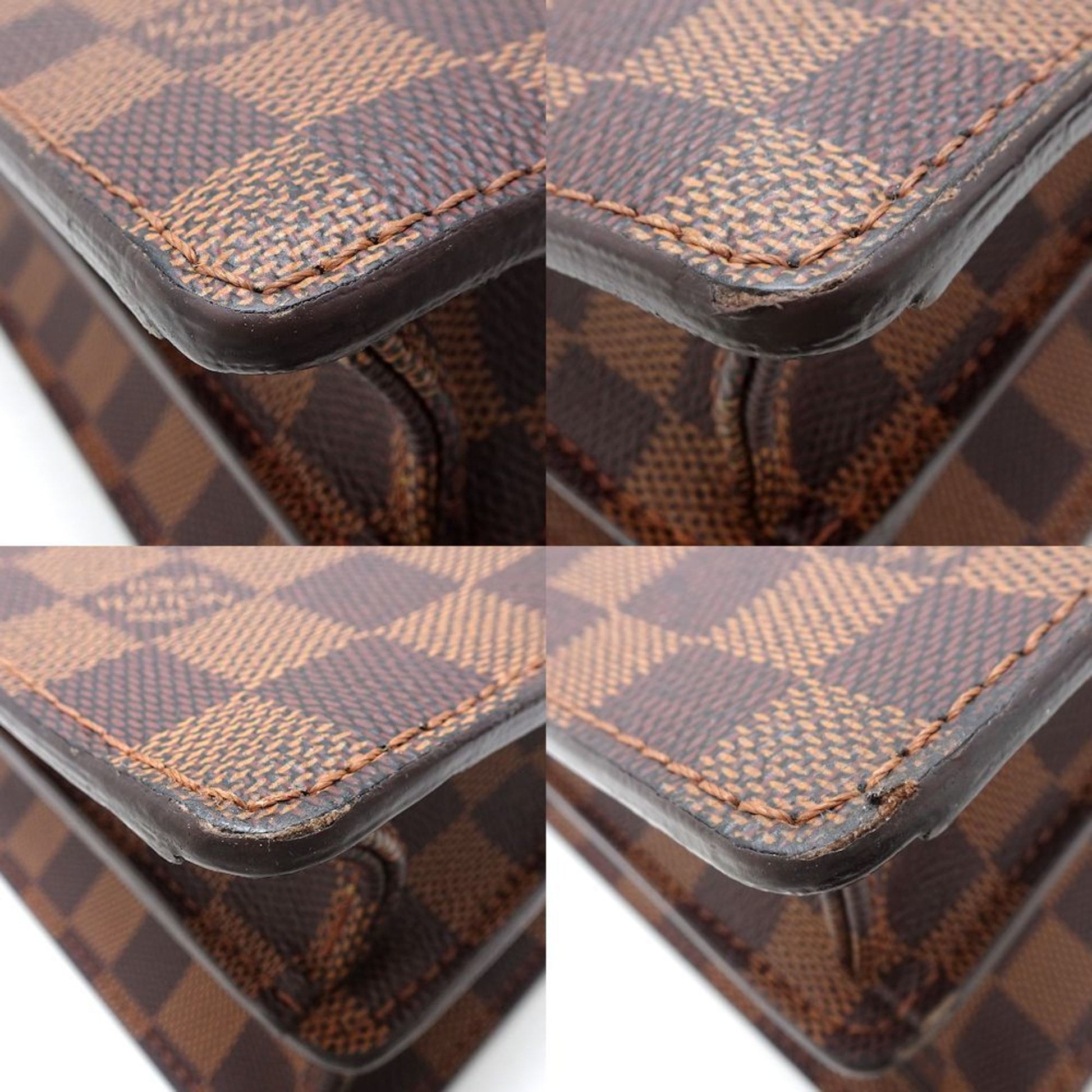 Louis Vuitton Altona, Brown, Canvas, briefcase