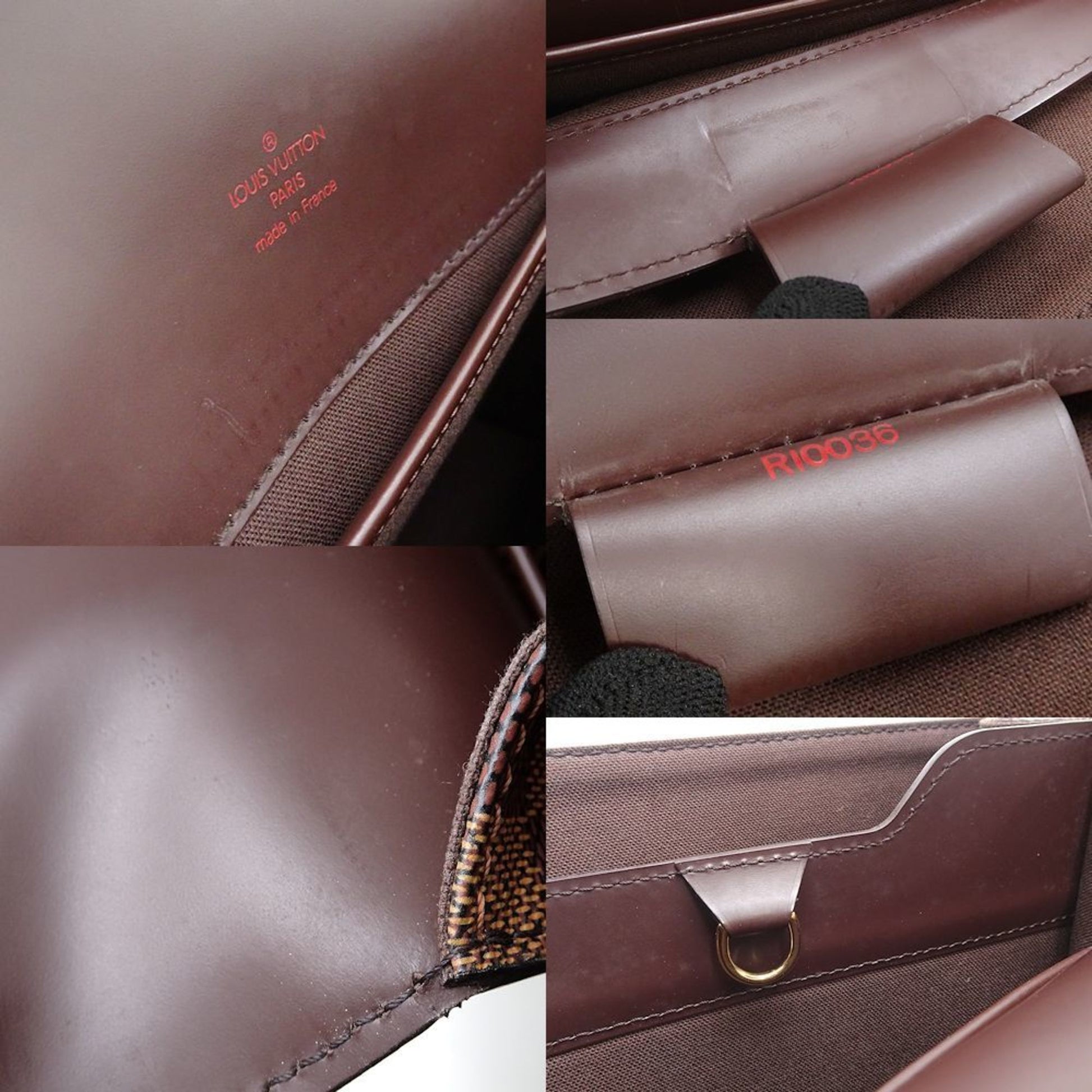 Louis Vuitton Altona, Brown, Canvas, briefcase