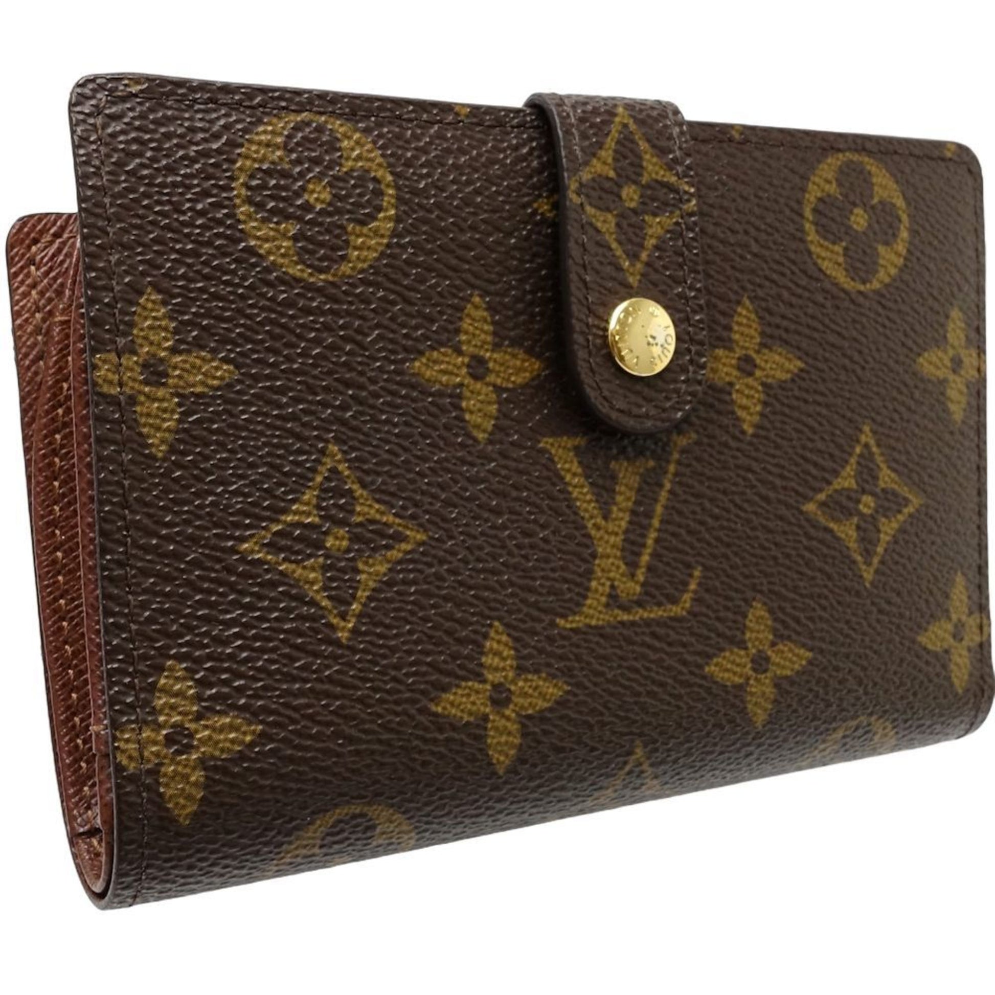 Louis Vuitton Viennois, Brown, Canvas, wallet