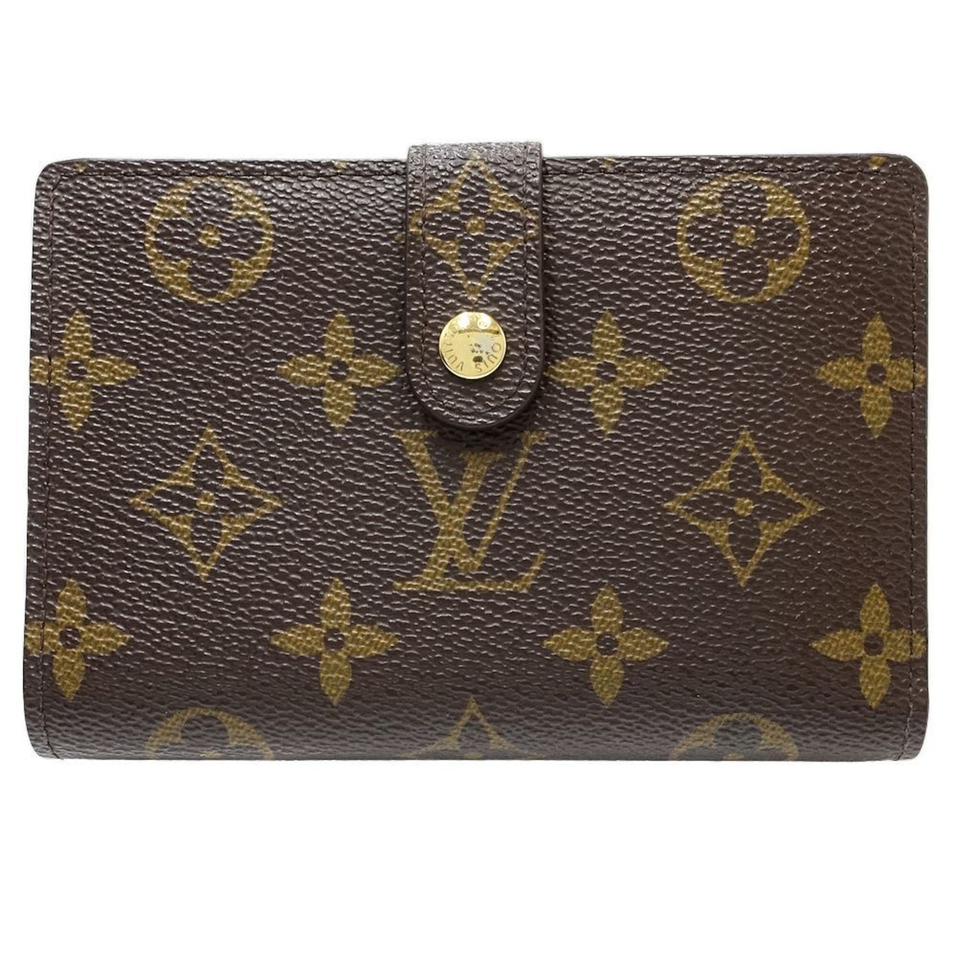 Louis Vuitton Viennois, Brown, Canvas, wallet