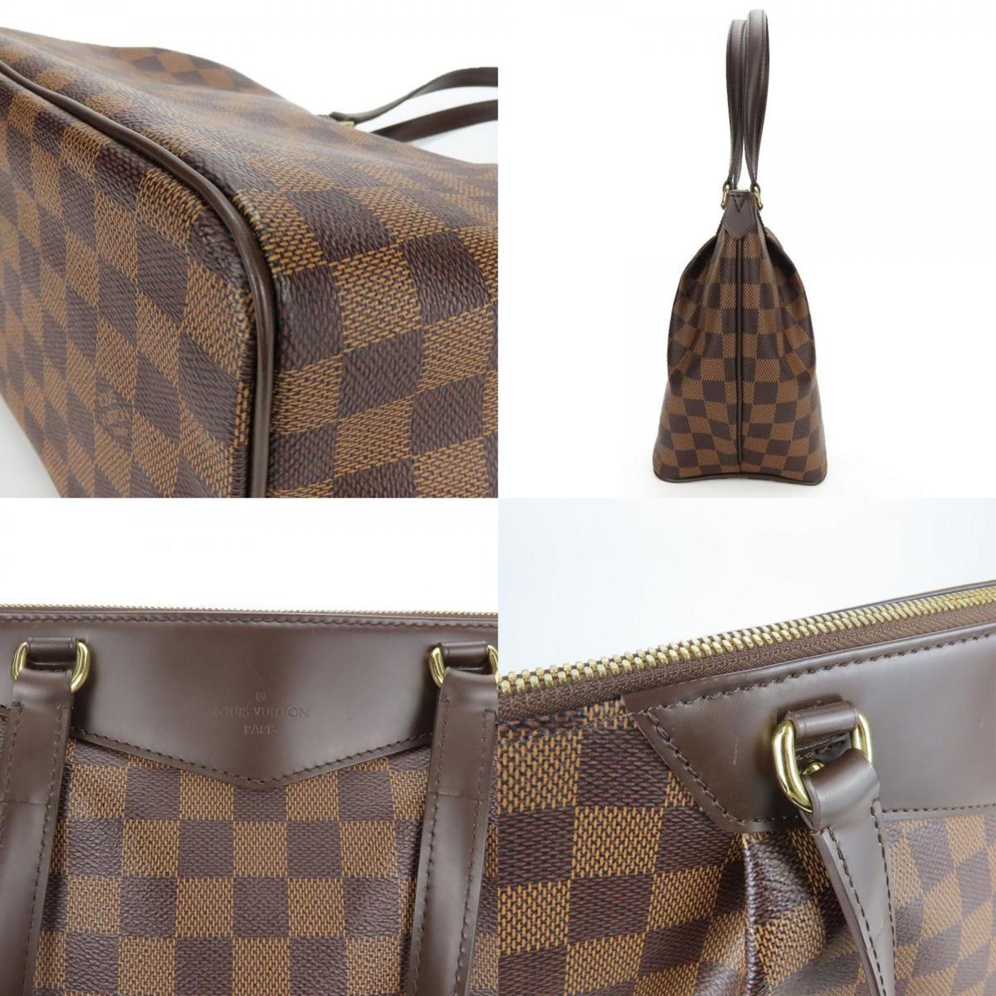 Louis Vuitton Westminster, Brown, Leather, tote