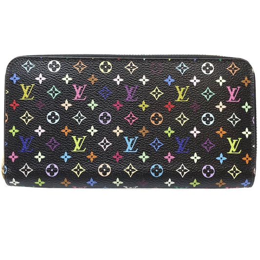 Louis Vuitton Zippy, Multicolour, Canvas, wallet