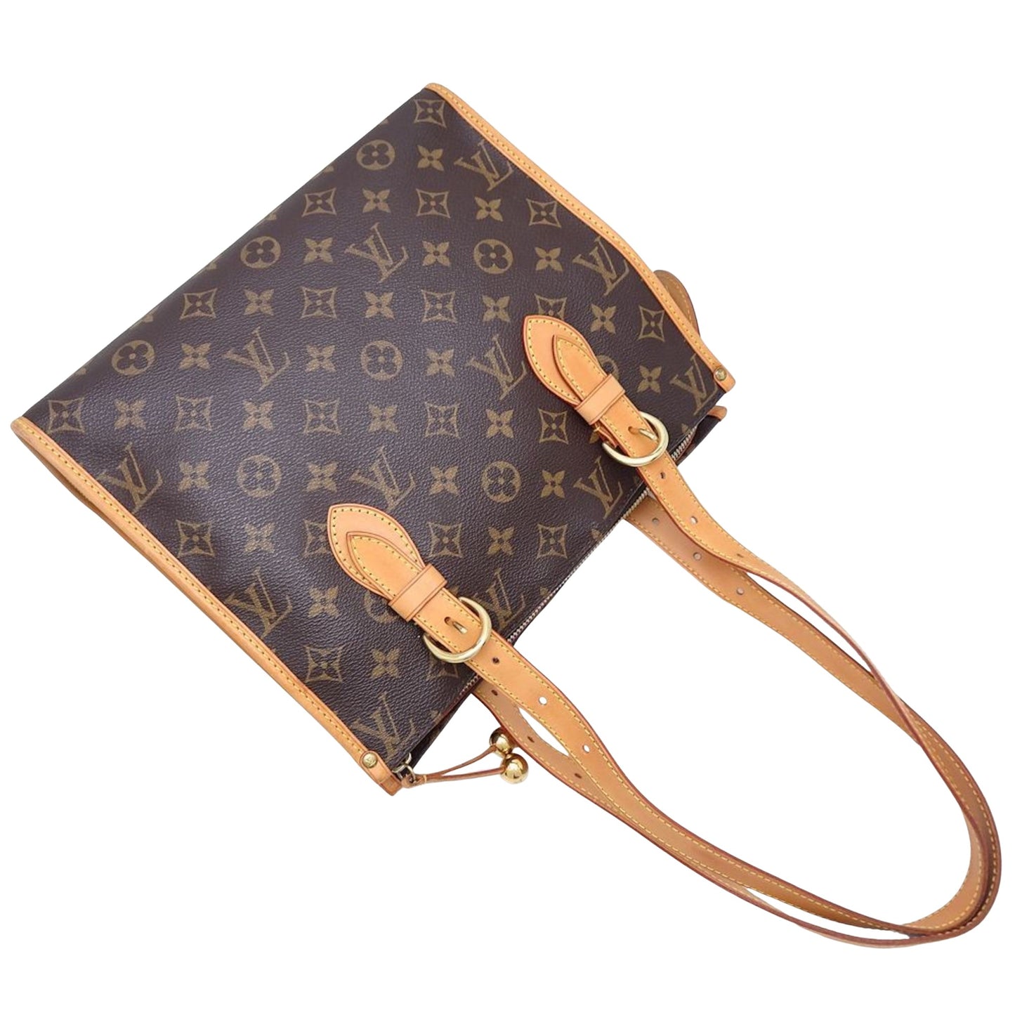 Louis Vuitton, Brown, Canvas, shopper