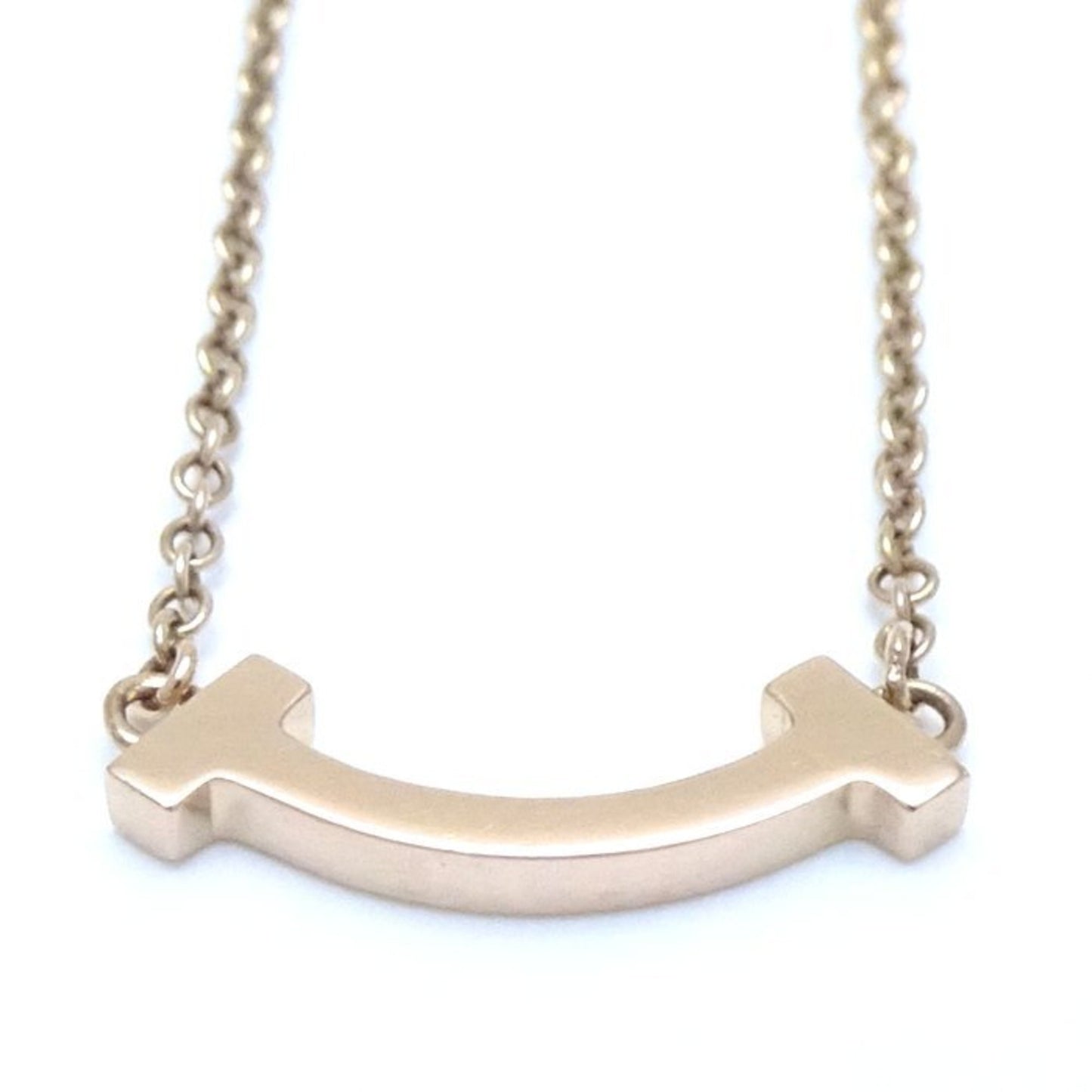 Tiffany & Co Smile, Pink, Rose Gold, necklace