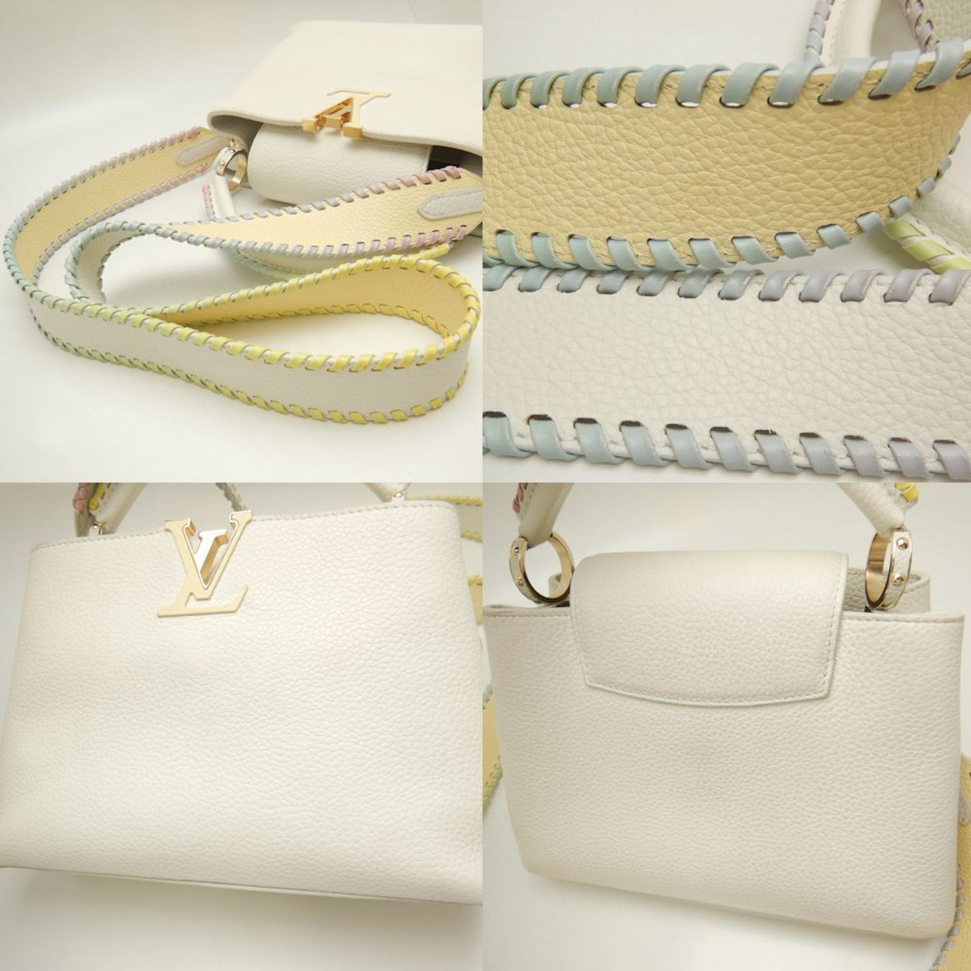 Louis Vuitton, Gold, Leather, handbag