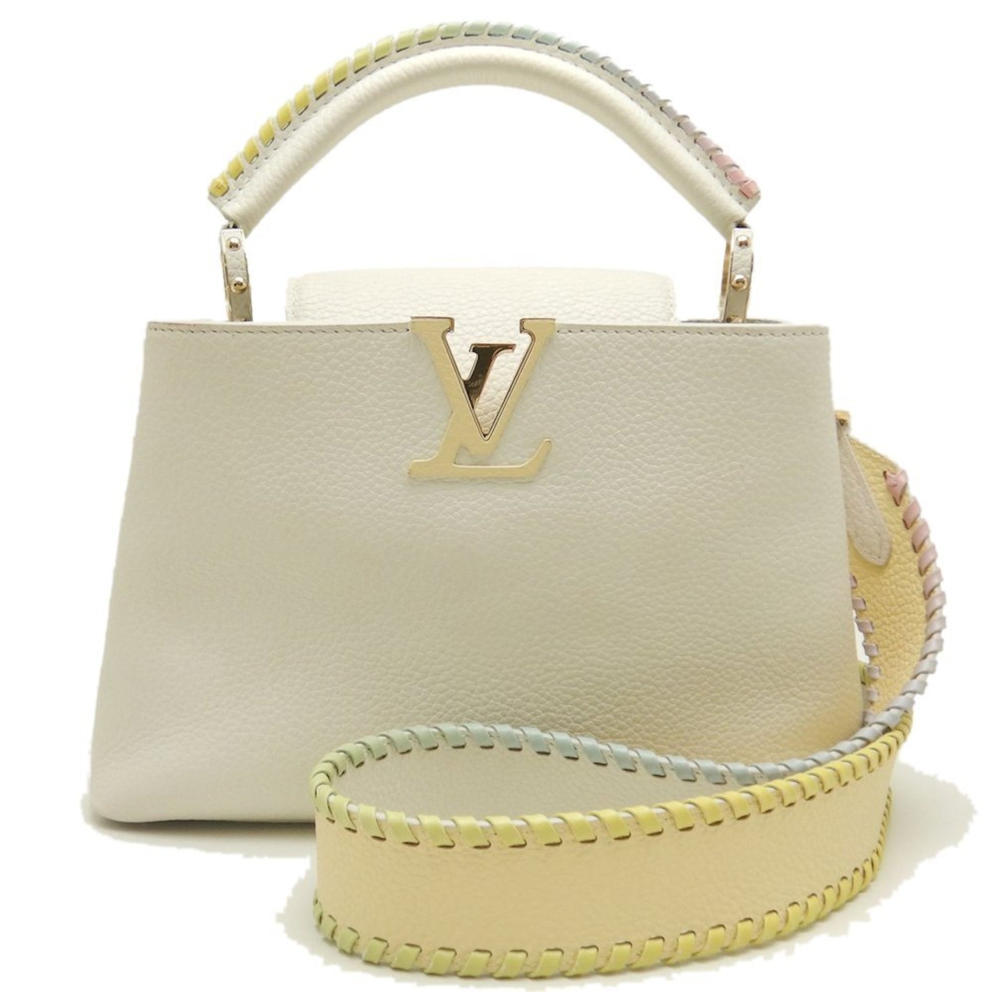 Louis Vuitton, Gold, Leather, handbag