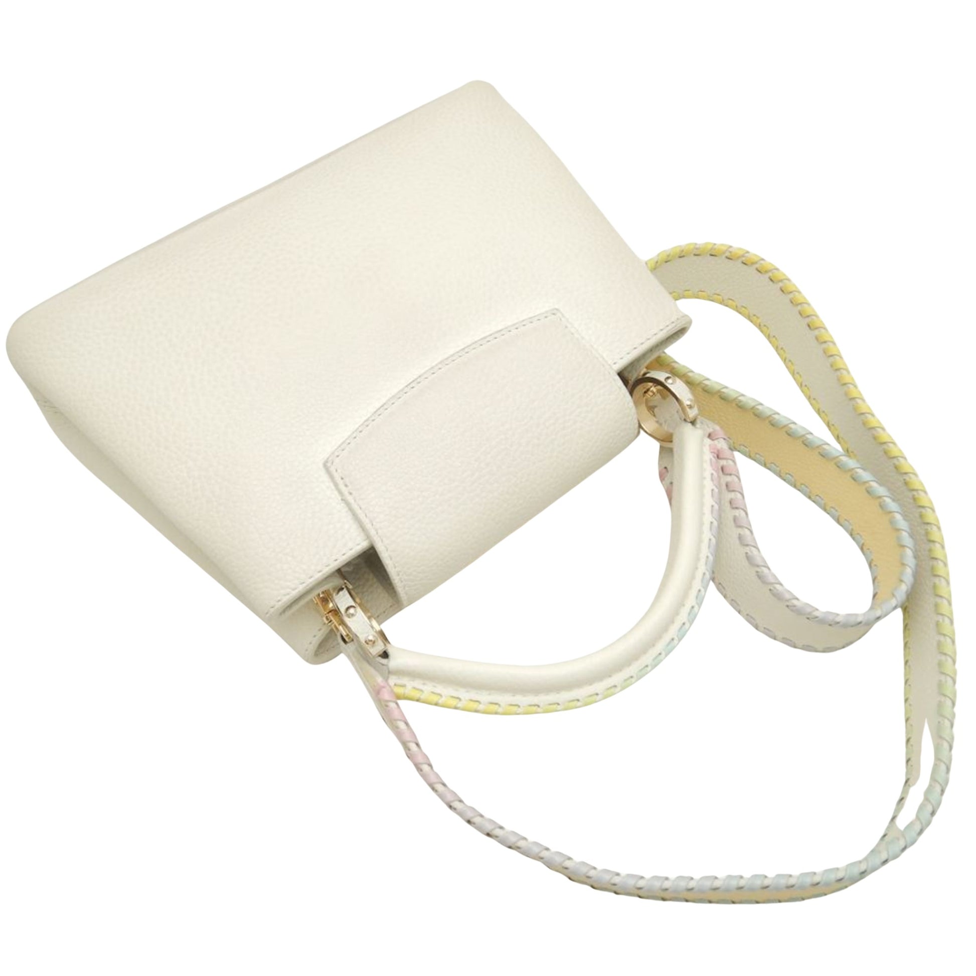Louis Vuitton, Gold, Leather, handbag