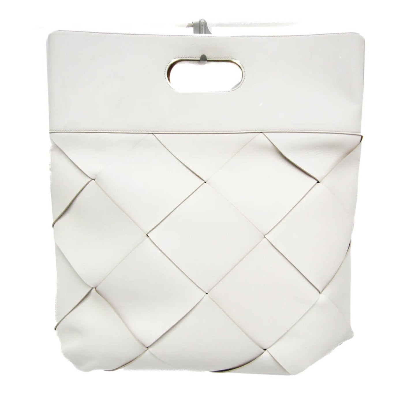 Bottega Veneta Cassette, White, Leather, tote