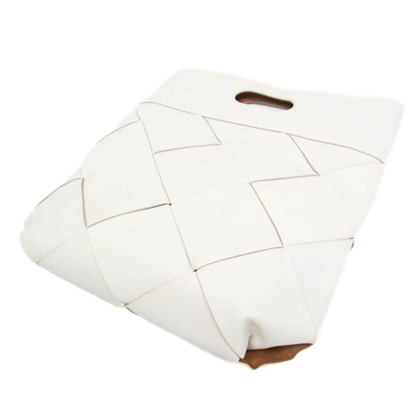 Bottega Veneta Cassette, White, Leather, tote