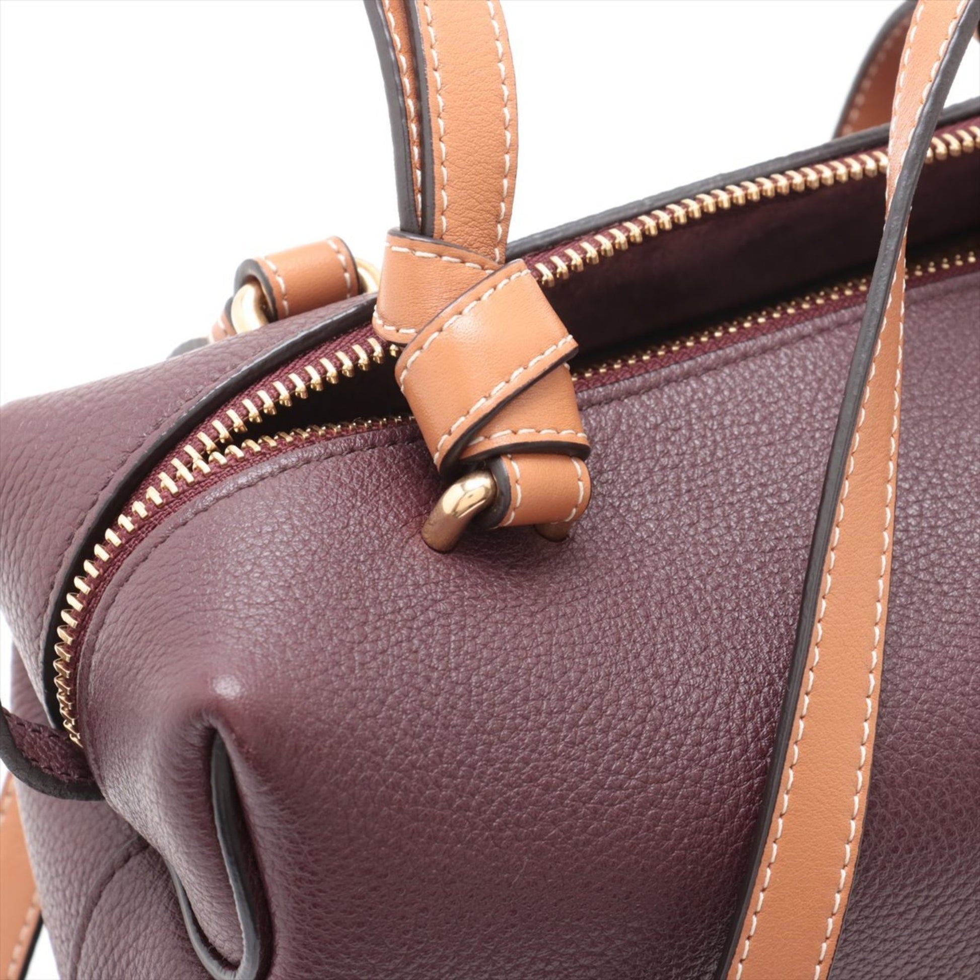 Céline Soft Cube, Brown, Leather, tote