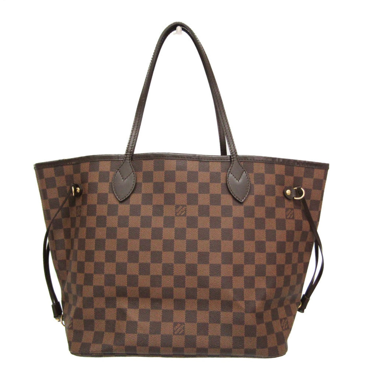 Louis Vuitton Neverfull MM, Brown, Canvas, tote