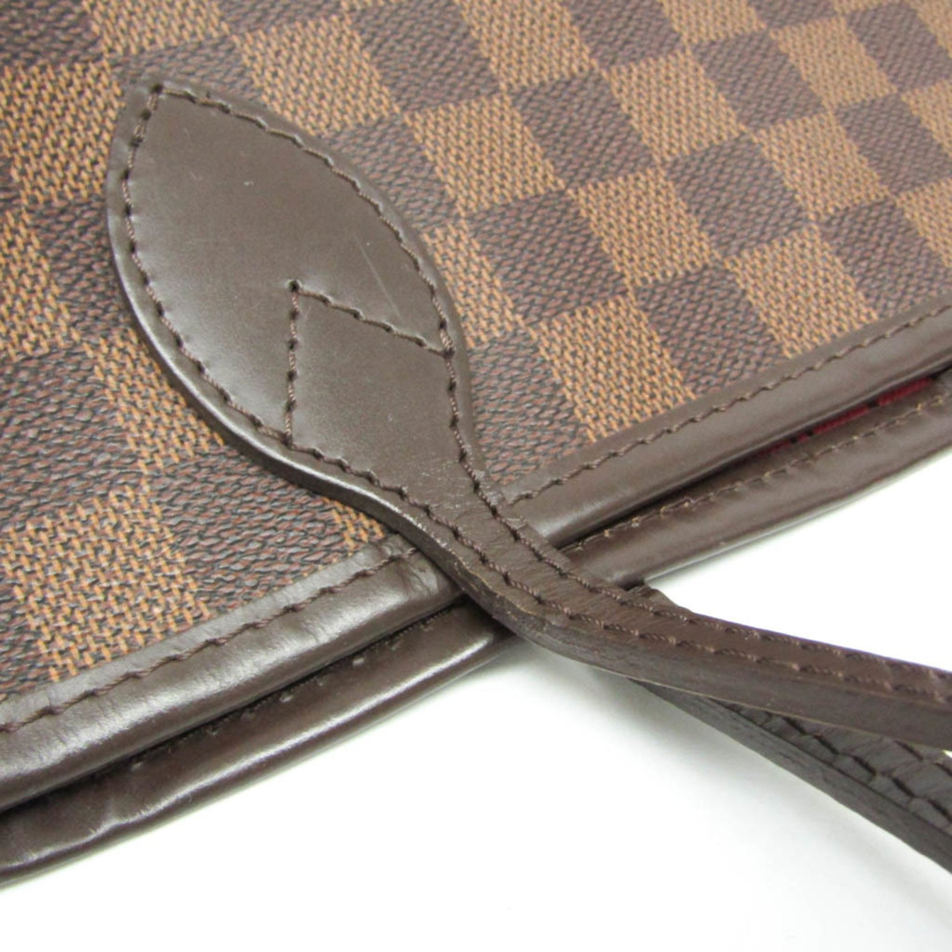 Louis Vuitton Neverfull MM, Brown, Canvas, tote