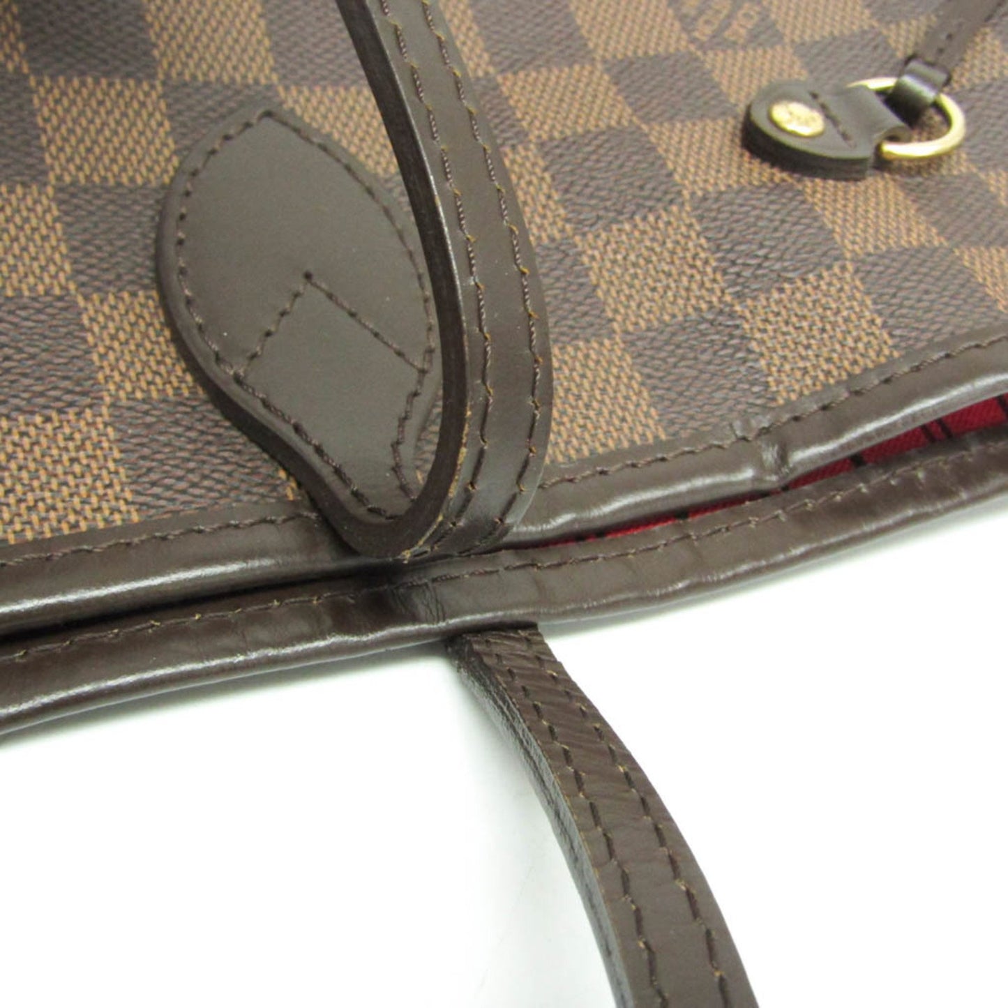 Louis Vuitton Neverfull MM, Brown, Canvas, tote