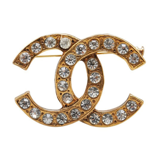 Chanel Coco Mark, Gold, Gold Plated, brooch