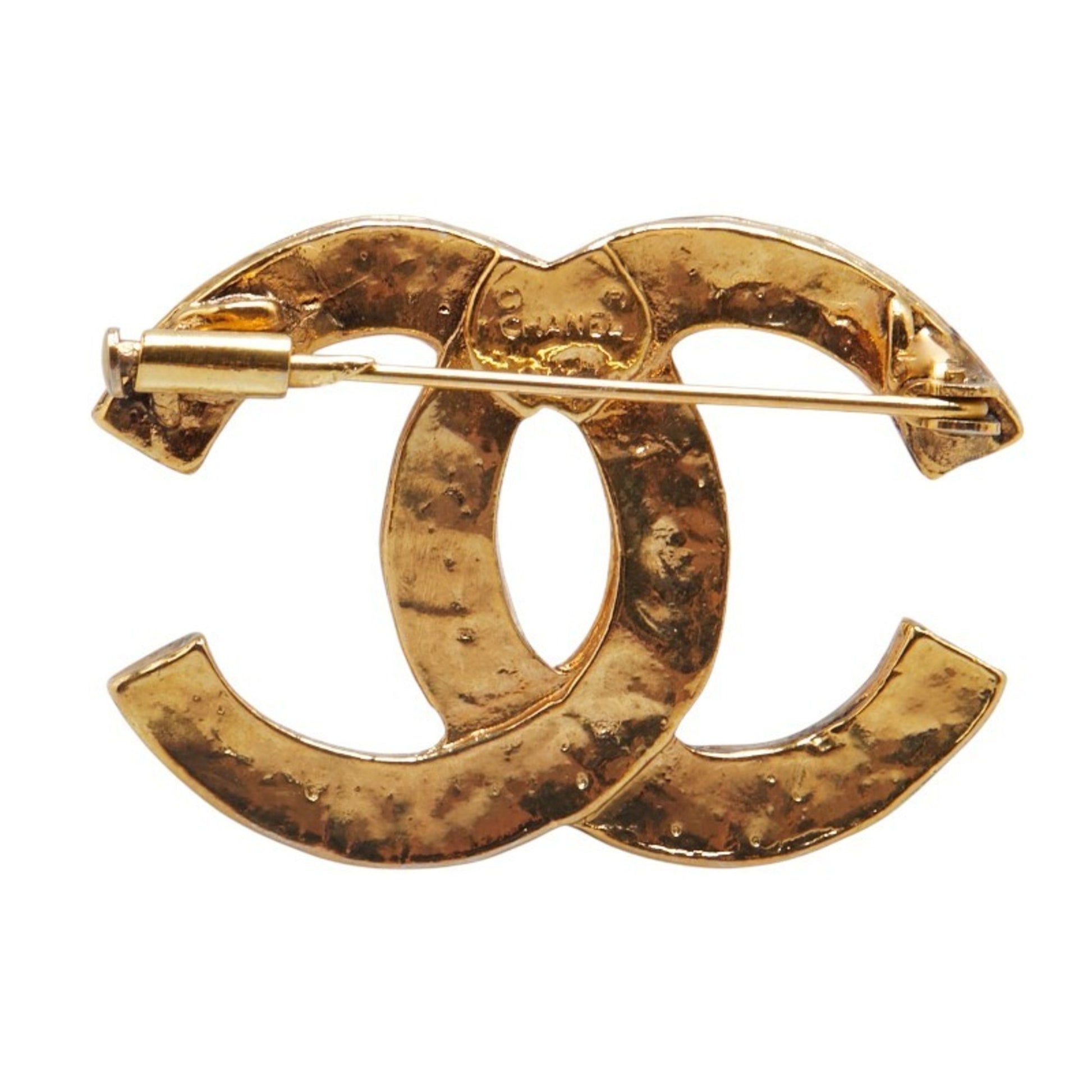 Chanel Coco Mark, Gold, Gold Plated, brooch