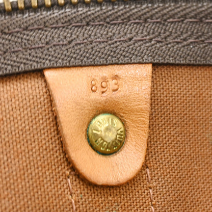 Louis Vuitton Keepall Monogram Canvas, Brown, Canvas, Travel Bag