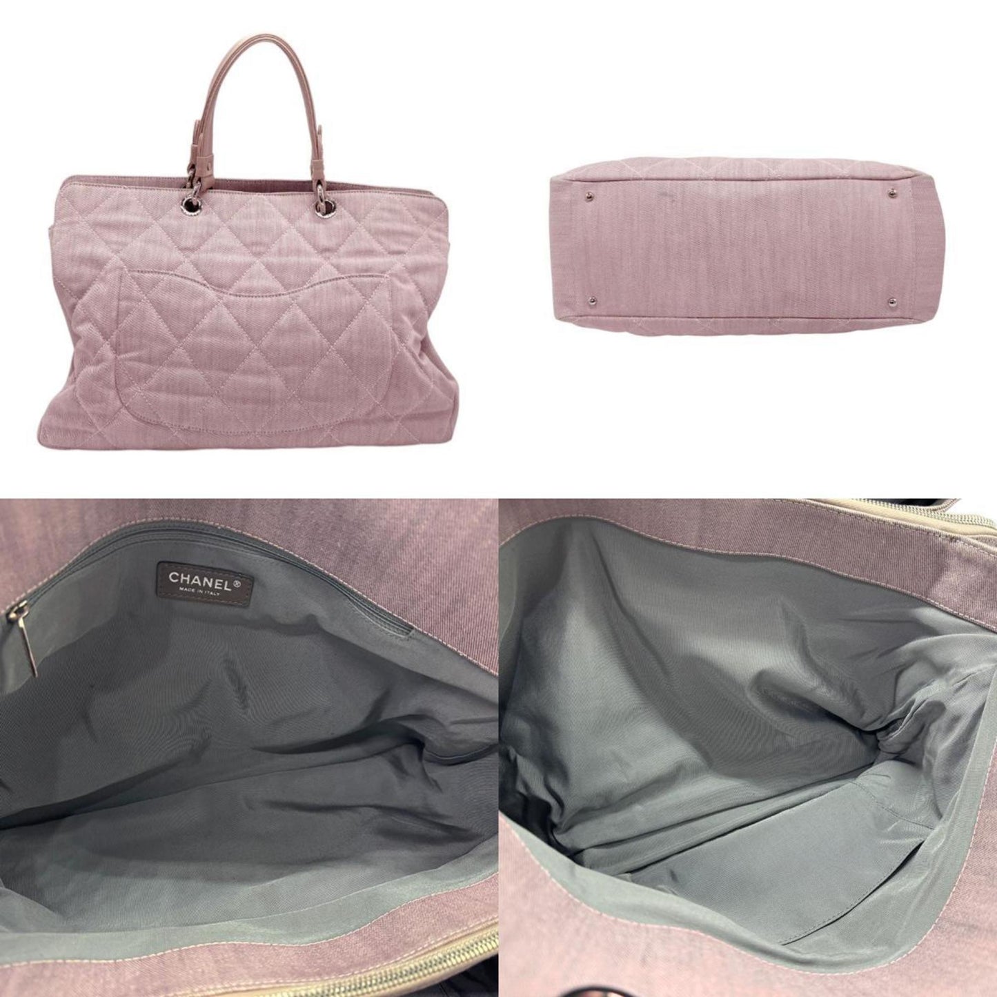 Chanel, Pink, Canvas, handbag