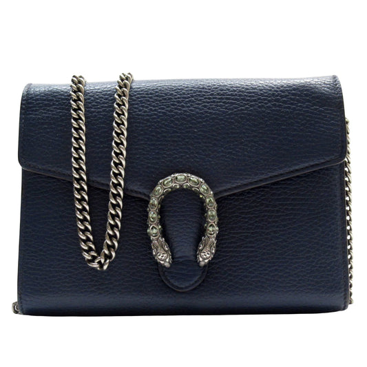 Gucci Dionysus, Navy, Leather, wallet