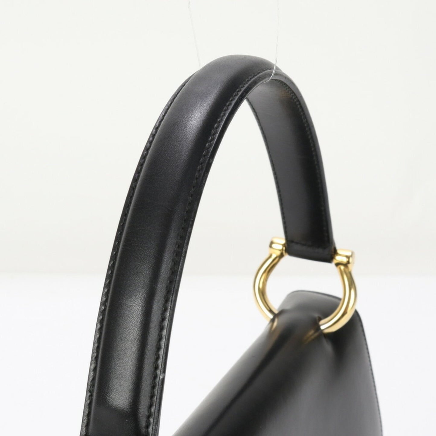 Céline Gancini, Black, Leather, shoulder