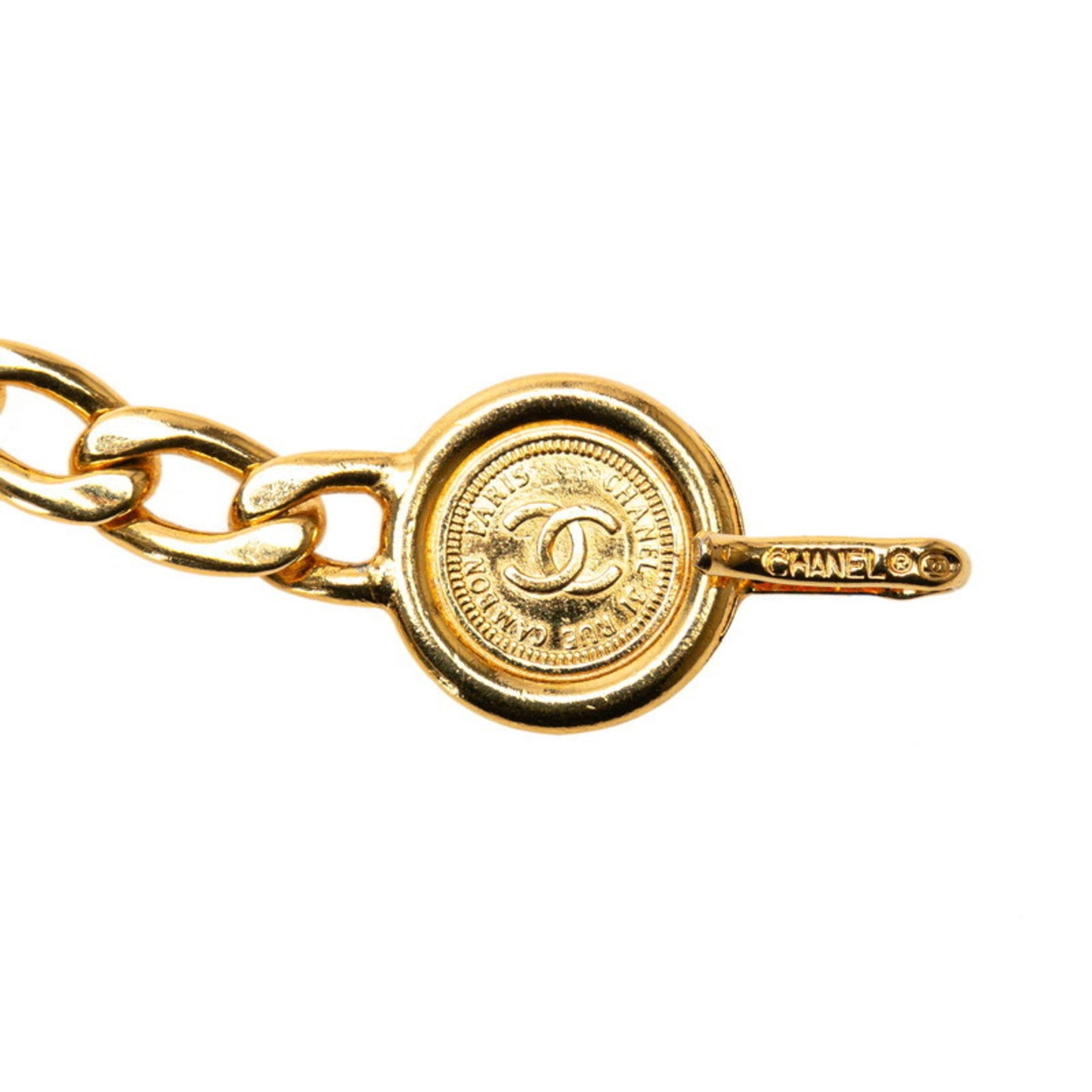 Chanel Coco Mark, Gold, Gold Plated, belt