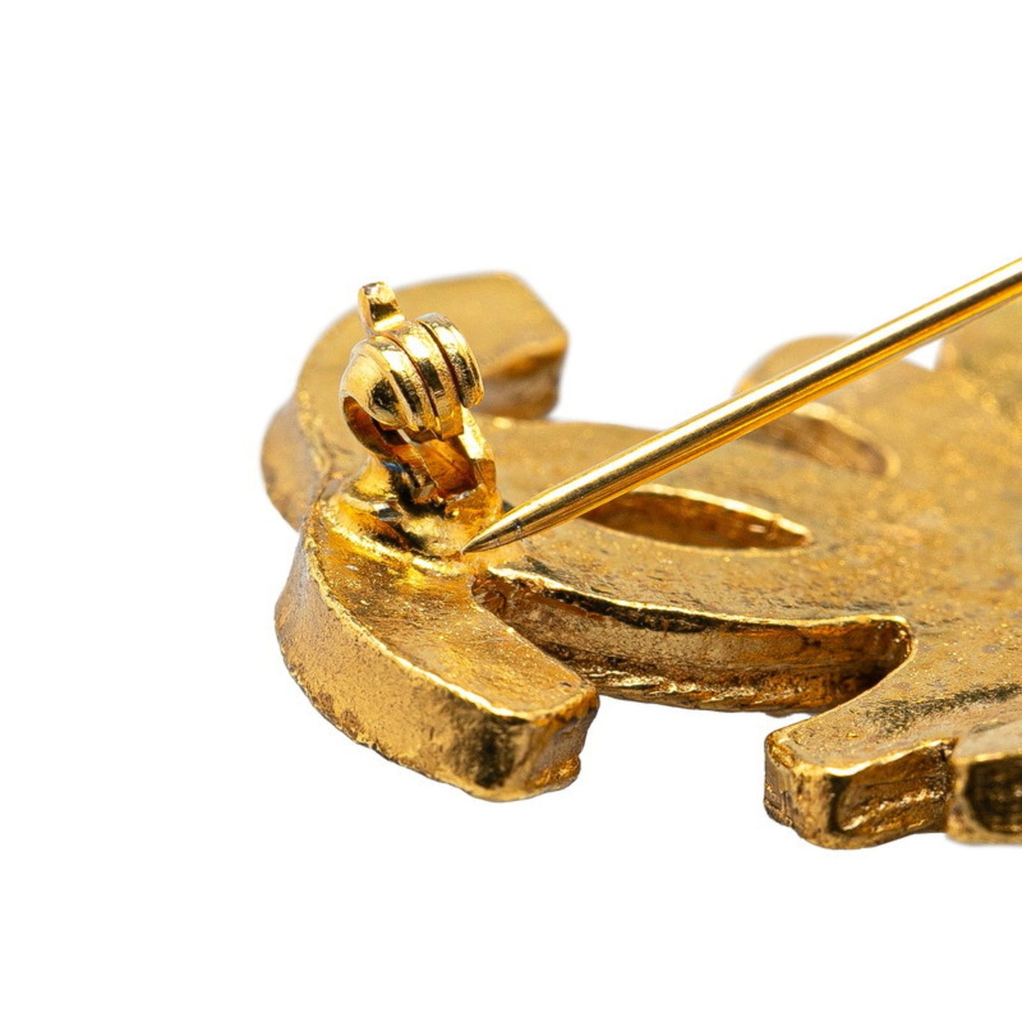 Chanel Coco Mark, Gold, Gold Plated, brooch