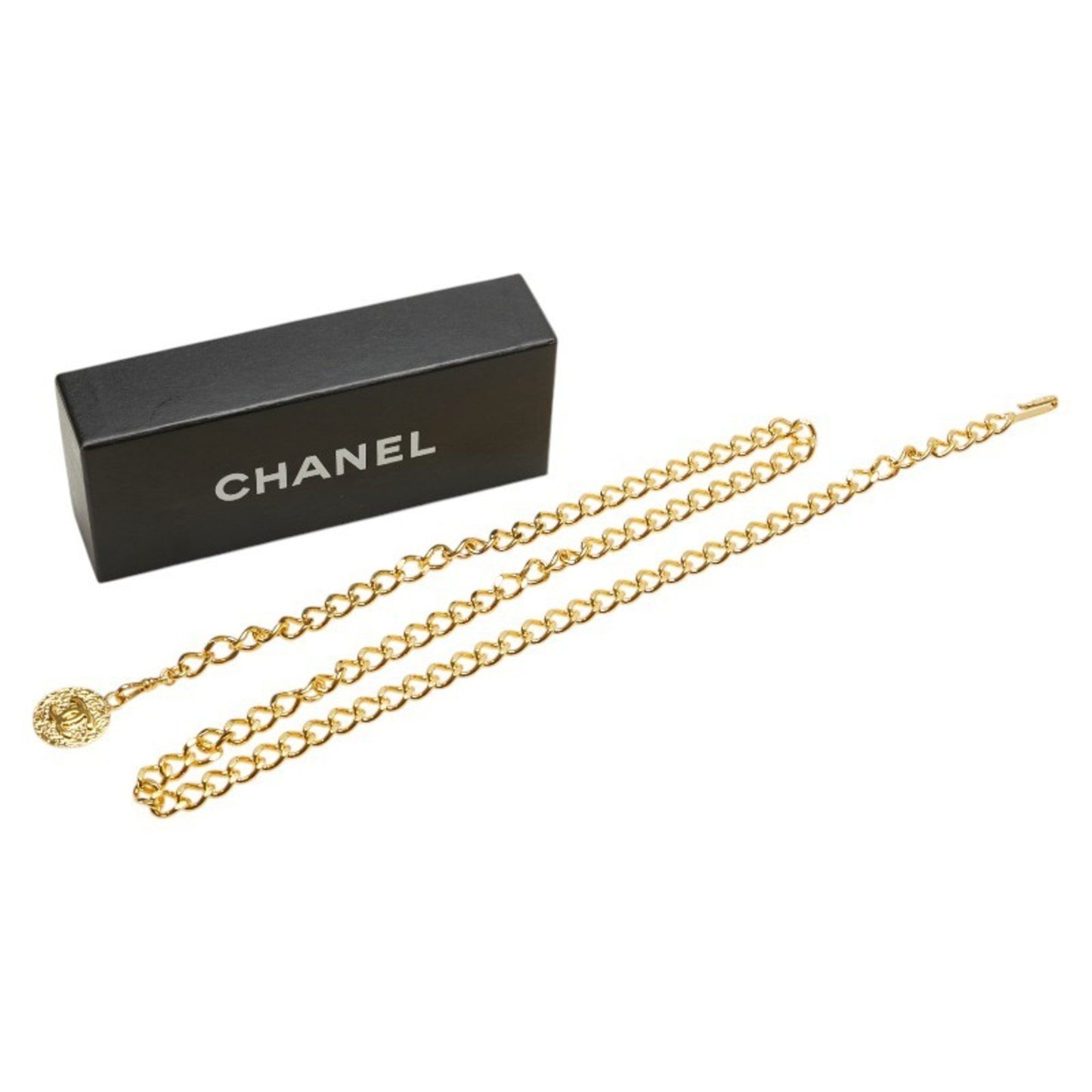 Chanel Coco Mark, Gold, Gold Plated, belt