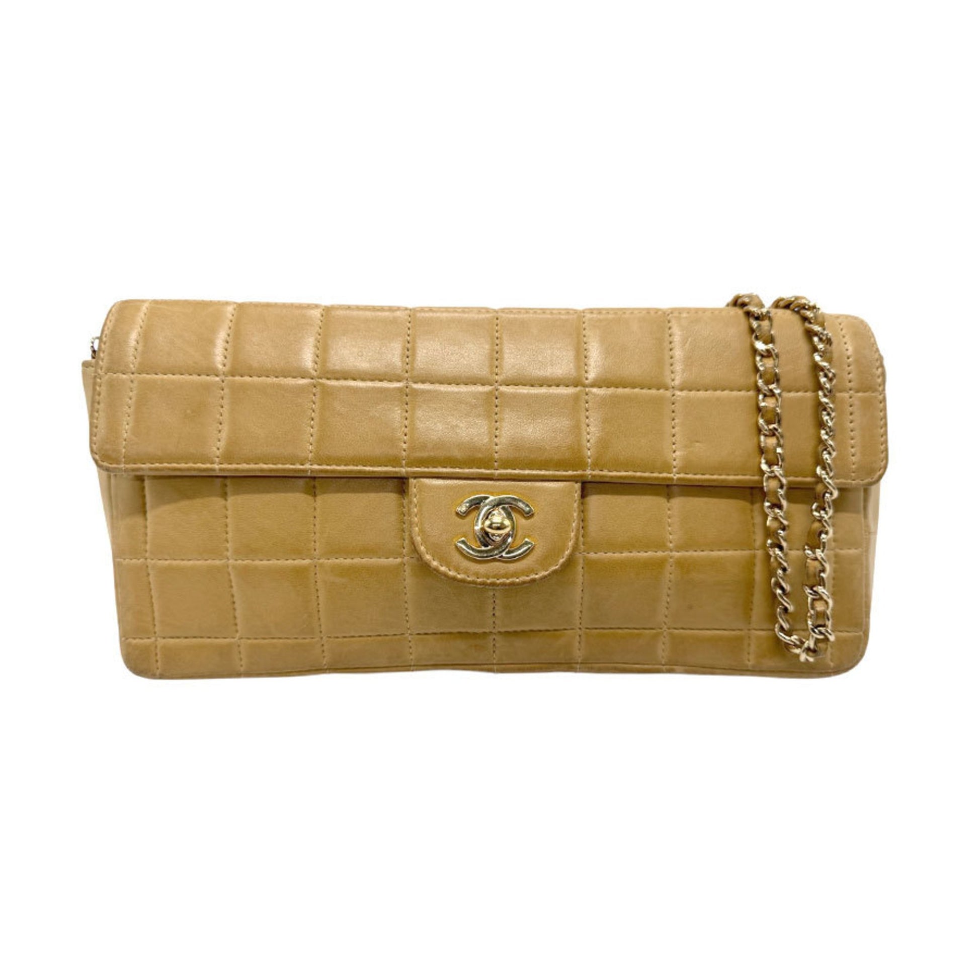 Chanel Flap bag, Camel, Leather, shoulder