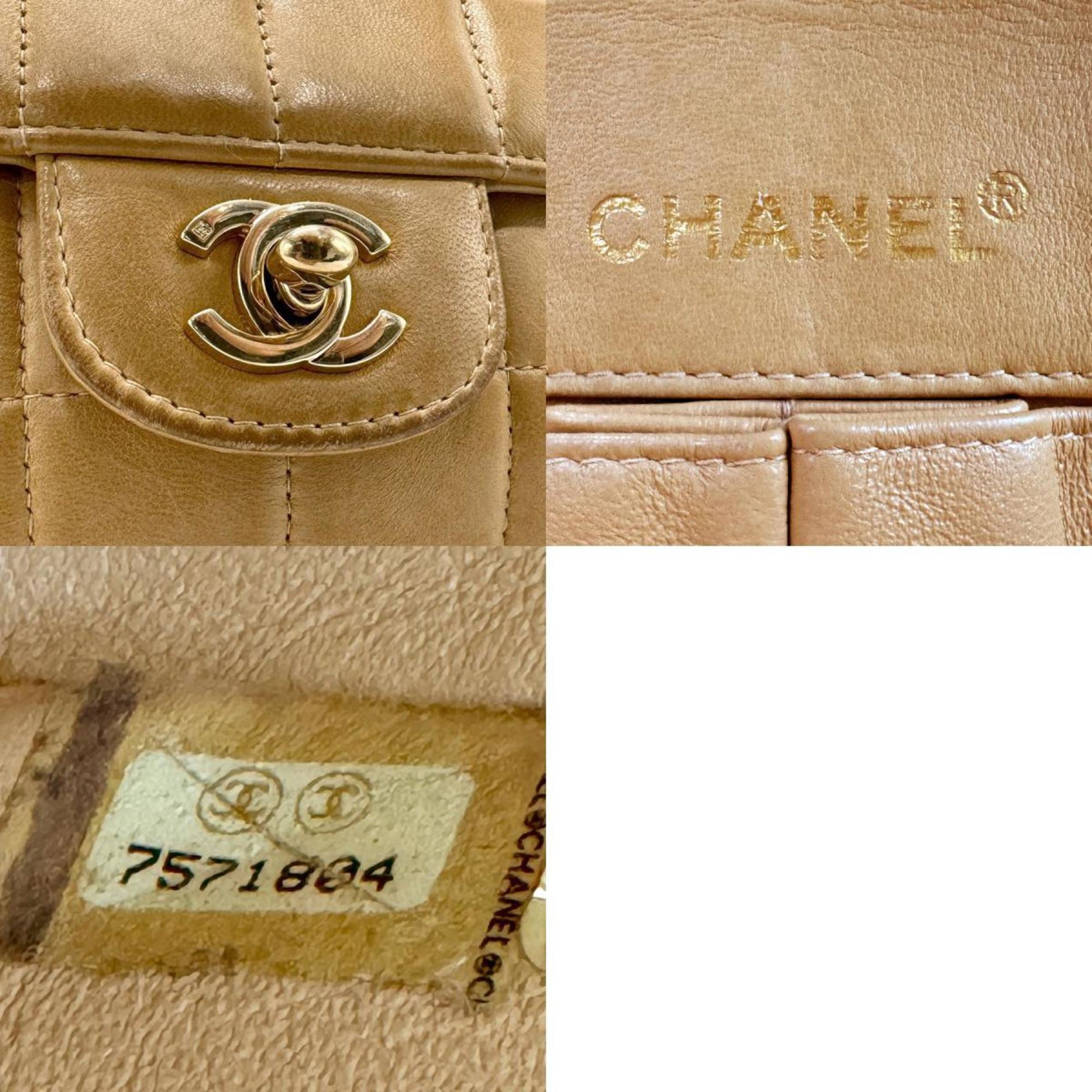 Chanel Flap bag, Camel, Leather, shoulder