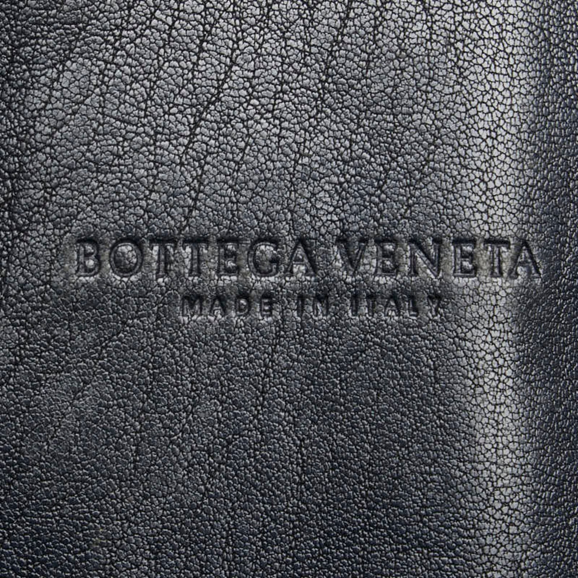 Bottega Veneta Intrecciato, Black, Leather, handbag