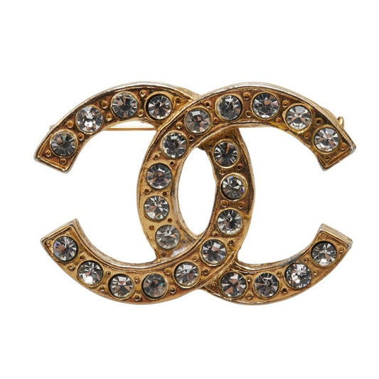 Chanel Coco Mark, Gold, Gold Plated, brooch