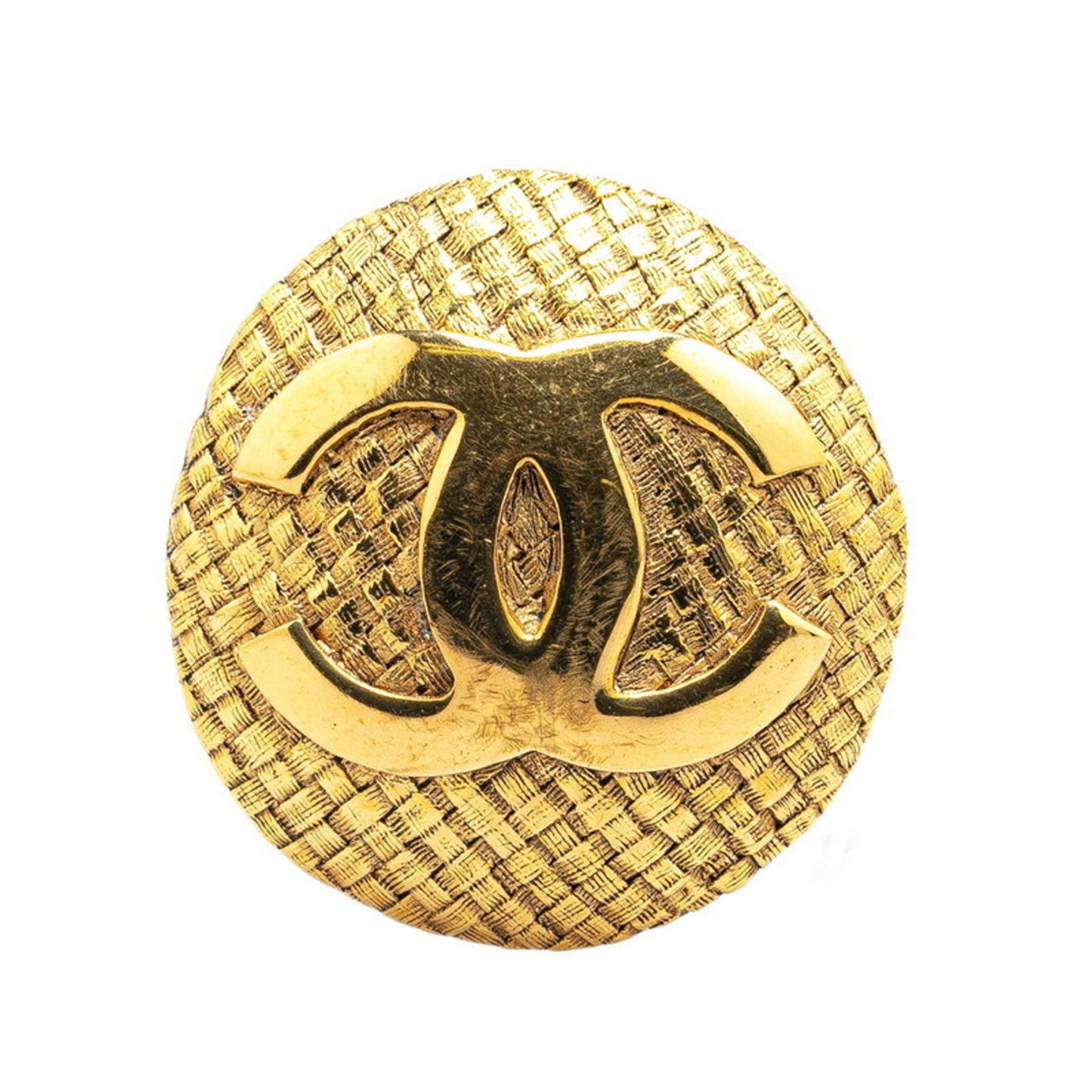 Chanel Coco Mark, Gold, Gold Plated, brooch