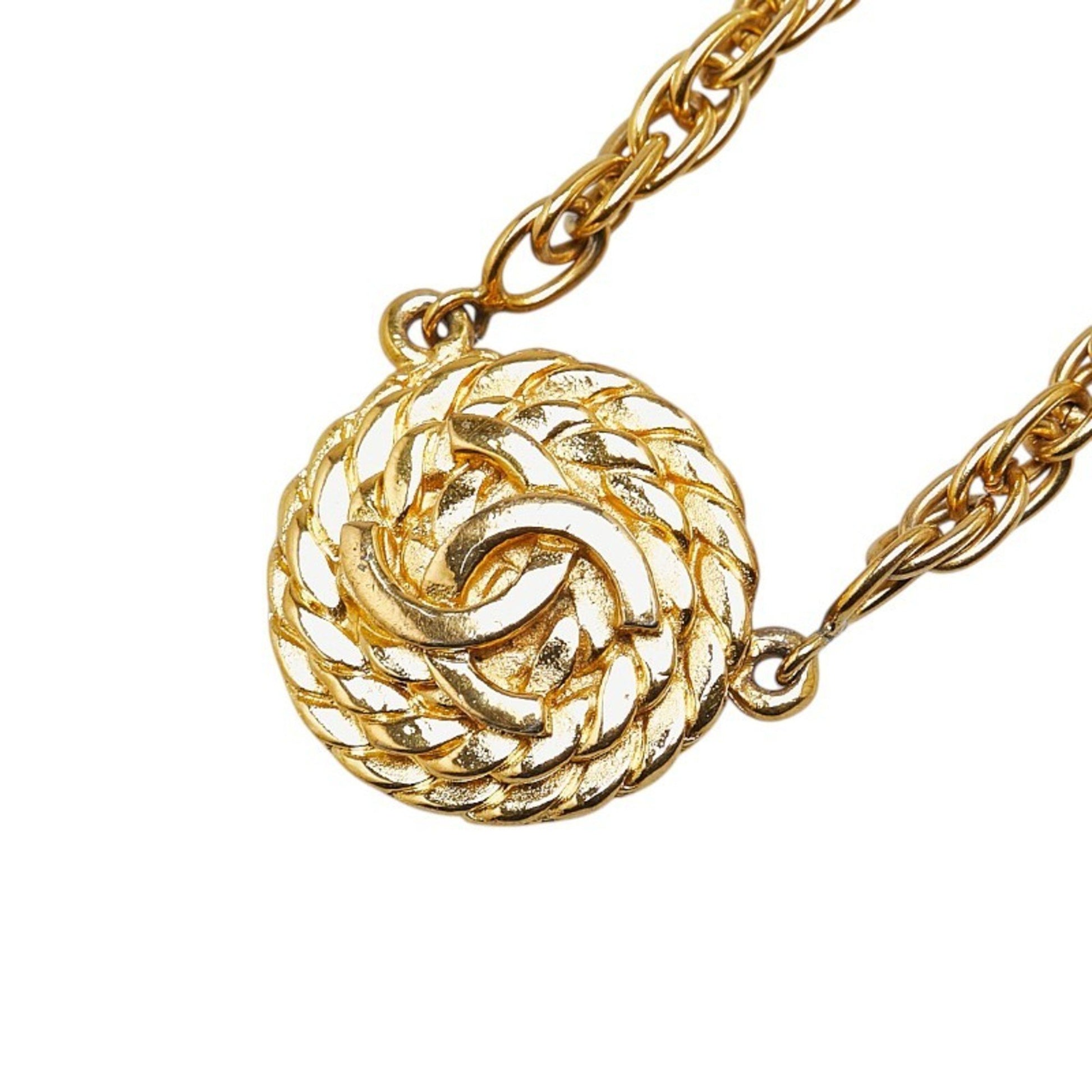 Chanel Medaillon, Gold, Gold Plated, necklace